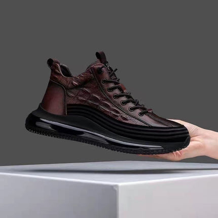 Zapatillas deportivas negras para hombre, vista lateral