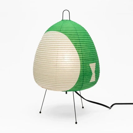 Lámpara de mesa de papel de arroz retro japonesa estilo wabi sabi - tugranalmacen.com