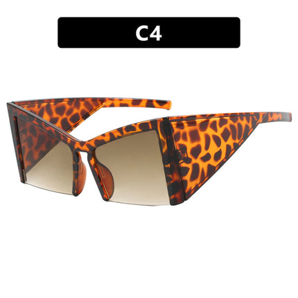 Gafas de sol modernas de media montura para eventos y fiestas