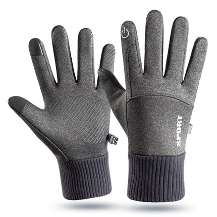 Guantes de invierno en color gris oscuro