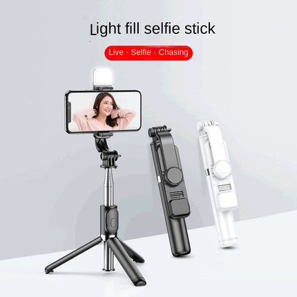 Palo selfie Bluetooth con luz de relleno