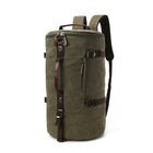 Mochila de lona resistente color khaki