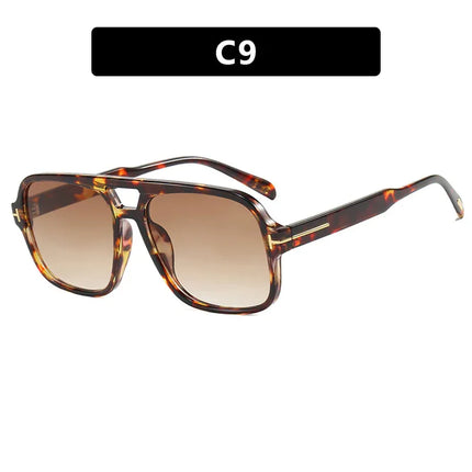 Gafas de sol de piloto retro de doble haz - tugranalmacen.com