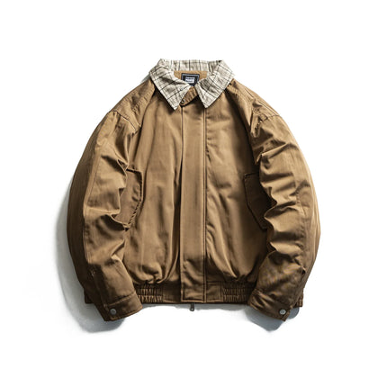Chaqueta de Trabajo para Hombre Patchwork | Workwear Cuadros color Khaki