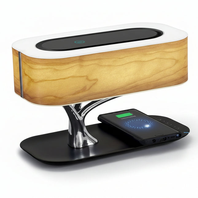 Lámpara LED de mesa multifunción con altavoz Bluetooth