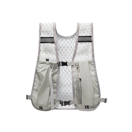 chaleco ciclismo y running gris claro