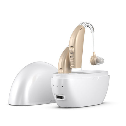 Auriculares portátiles con amplificador y carga USB
