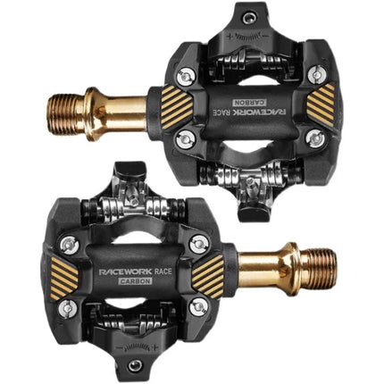 Pedales RaceWork SPD de Carbono y rodamientos sellados f.seo - tugranalmacen.com