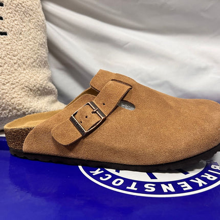 Sandalias minimalistas de cuero con tacón oculto para mujer