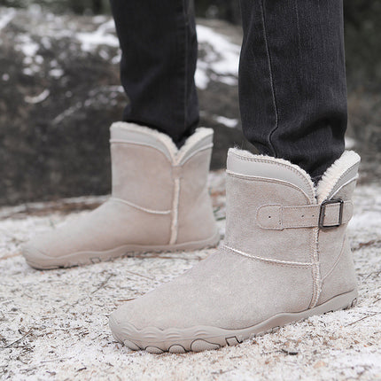Botas de nieve unisex con forro cálido y suela segura