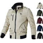 Chaqueta bomber casual para hombre en color rojo
