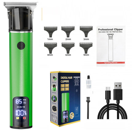Cortapelos eléctrico recargable con cuchillas de acero inoxidable