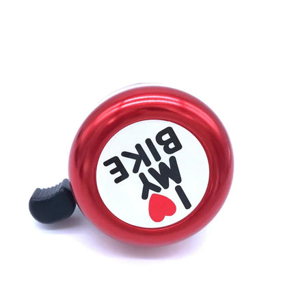 Bicycle Mountain Bike Bell New Aluminum Car Bell I Love My Bike Mini Bell Love Bell - tugranalmacen.com