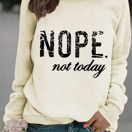 Sudadera NOPE Roja - tugranalmacen.com