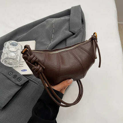 Brown bag women's crossbody bag cow horn bag - tugranalmacen.com