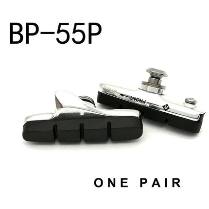 AQQ 1 Pair Road Bicycle Brake Pads Bicycle Braking V Brake Holder Shoes Rubber Blocks Durable Cycling Accessories - tugranalmacen.com