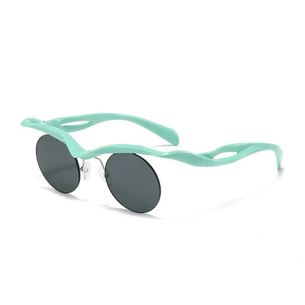 Estark gafas de sol con montura redonda para mujer - tugranalmacen.com