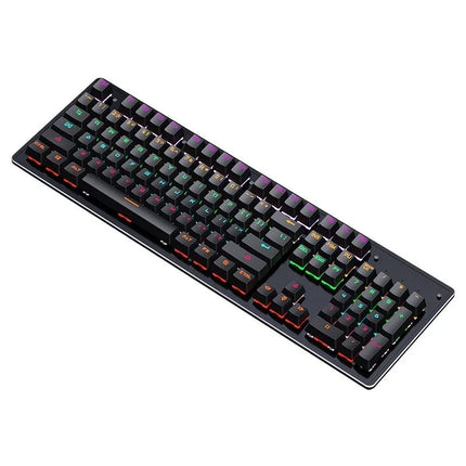 Cracked K880 Hot Swappable Mechanical Keyboard, Esports Game, Green Axis Office Computer Keyboard, Wired Mechanical Keyboard - tugranalmacen.com