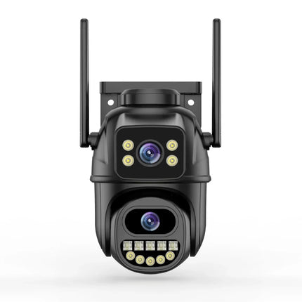 Cámara WiFi inalámbrica para exteriores con control remoto móvil de 360 grados y doble pantalla f.seo - tugranalmacen.com