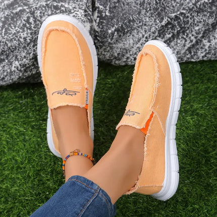 Zapatos planos sin cordones con punta redonda y bordados f.seo - tugranalmacen.com