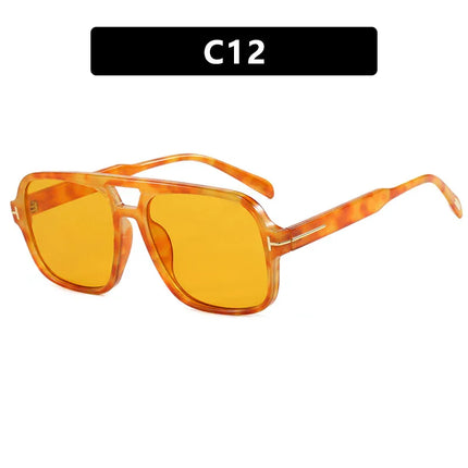 Gafas de sol de piloto retro de doble haz - tugranalmacen.com
