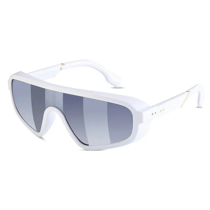 Gafas de Sol Envolventes de Mujer  Steampunk UV400 Color Azul