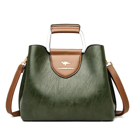Cross shoulder bag women's handbag women's bucket bag - tugranalmacen.com