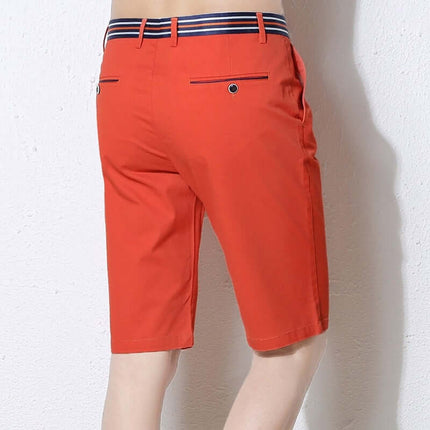 Pantalones cortos casuales de hombre Rilltoss con tejido elástico y antiestático color rojo