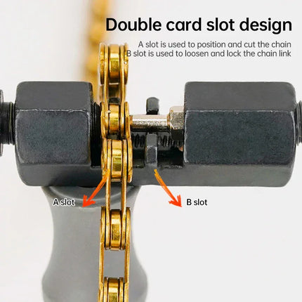 Rompecadenas universal para bicicletas V3.8: Corta pasadores y quita eslabones. Falta SEO - tugranalmacen.com