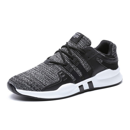 Zapatillas hombre transpirables para running con malla y suela de goma