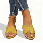 Sandalias de una sola pieza en color neutro