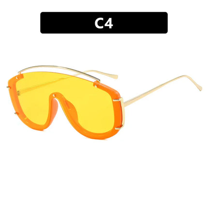 Gafas de sol modernas de una sola pieza con montura grande - tugranalmacen.com