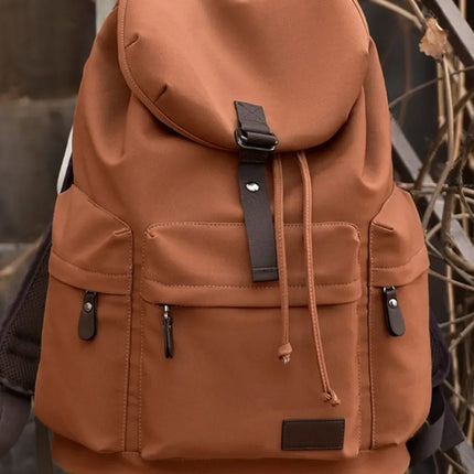 Mochila de lona M-4 con correa ajustable y múltiples bolsillos - tugranalmacen.com