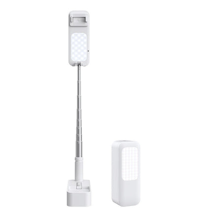 Soporte ajustable con luz para transmisiones y fotos en vivo