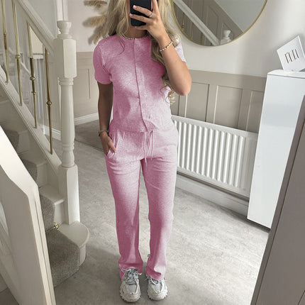 Conjunto deportivo mujer: camisa manga larga y pantalones