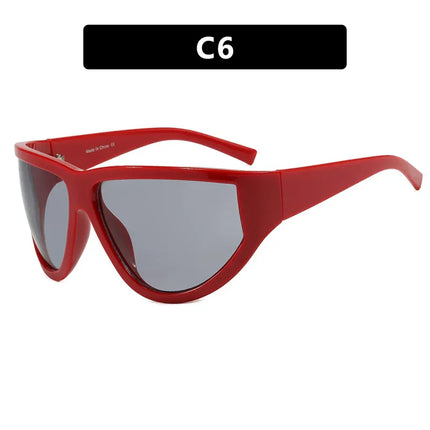 Gafas de sol de ciclismo con montura grande y un toque tecnológico futurista - tugranalmacen.com