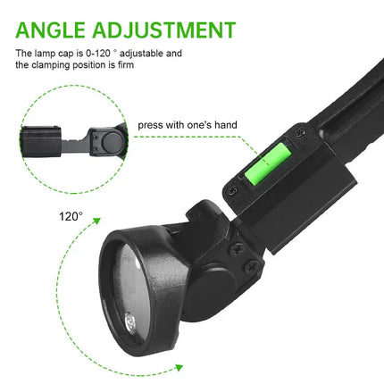 Luz LED para cuello, recargable por USB, ajustable 120 grados. - tugranalmacen.com