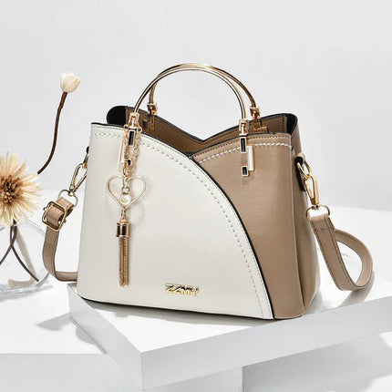 Trendy Handbag Korean Style Color Block Large Capacity Women's Bag Fashion Shoulder Crossbody Bag Wholesale Cross-border Bucket Bag - tugranalmacen.com