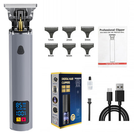 Cortapelos eléctrico recargable con cuchillas de acero inoxidable