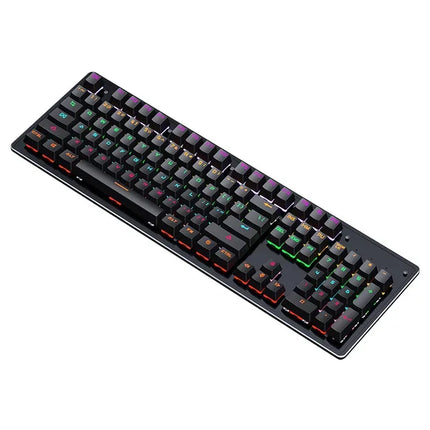 Cracked K880 Hot Swappable Mechanical Keyboard, Esports Game, Green Axis Office Computer Keyboard, Wired Mechanical Keyboard - tugranalmacen.com