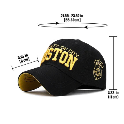 Gorra de béisbol deportiva de algodón con parte superior suave y bordado 3D, unisex, con cierre a presión, gorra de tenis - tugranalmacen.com