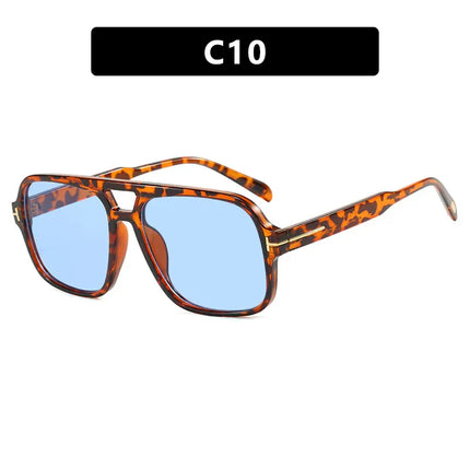 Gafas de sol de piloto retro de doble haz - tugranalmacen.com
