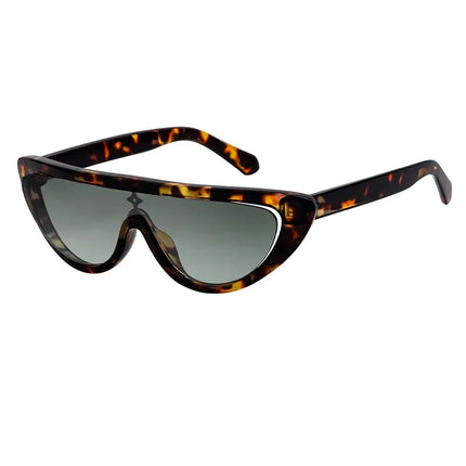 Gafas de sol de fiesta de una pieza con forma de ojo de gato para mujer, marca de lujo, con protección UV400, estilo punk Y2K, a la moda - tugranalmacen.com