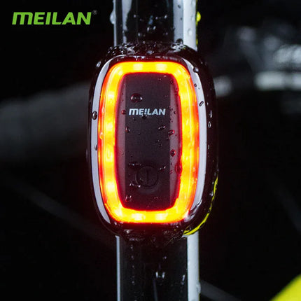 Bicycle Intelligent Brake Tail Light X6 Brake Induction 7-Speed Flashing Riding Warning Night Riding Light - tugranalmacen.com
