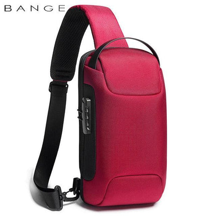 BANGE Hot Chest bolso cruzado impermeable con carga USB - tugranalmacen.com