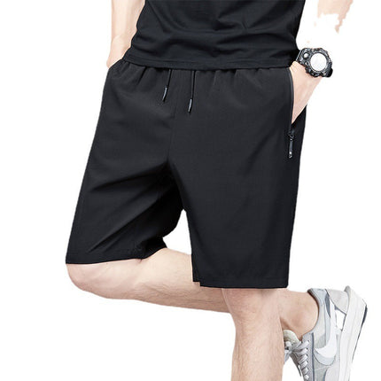 Pantalones cortos de seda de hielo para hombre verano