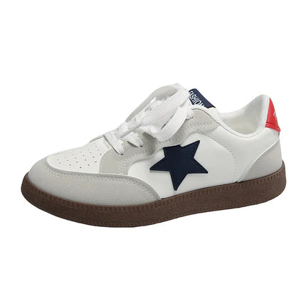 Zapatillas deportivas color blush pink con estrella de contraste