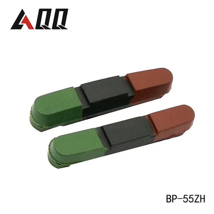 AQQ 1 Pair Road Bicycle Brake Pads Bicycle Braking V Brake Holder Shoes Rubber Blocks Durable Cycling Accessories - tugranalmacen.com