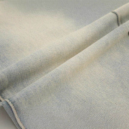 Jeans sueltos hombre color barro amarillo estilo urbano