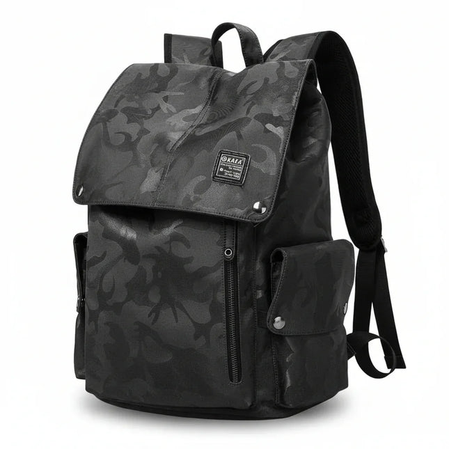 Mochila Oxford de viaje color negro